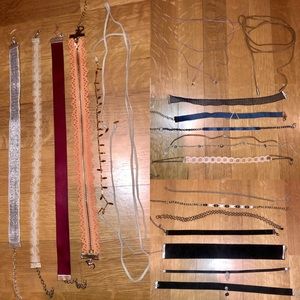 Bundle of 19 Chokers